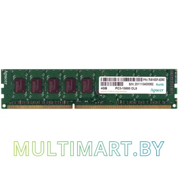Оперативная память Apacer 4GB DDR3 PC3-10600 (AU04GFA33C9TBGC)